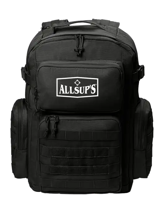 CornerStone Black Tactical Backpack w/ALLSUP'S Logo