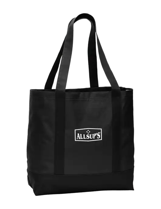 Carryall Black/Black Day Tote w/ALLSUP'S Logo
