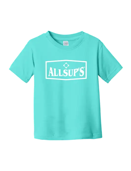 Rabbit Skins Carribean Toddler Fine Jersey Tee w/ALLSUP'S Logo