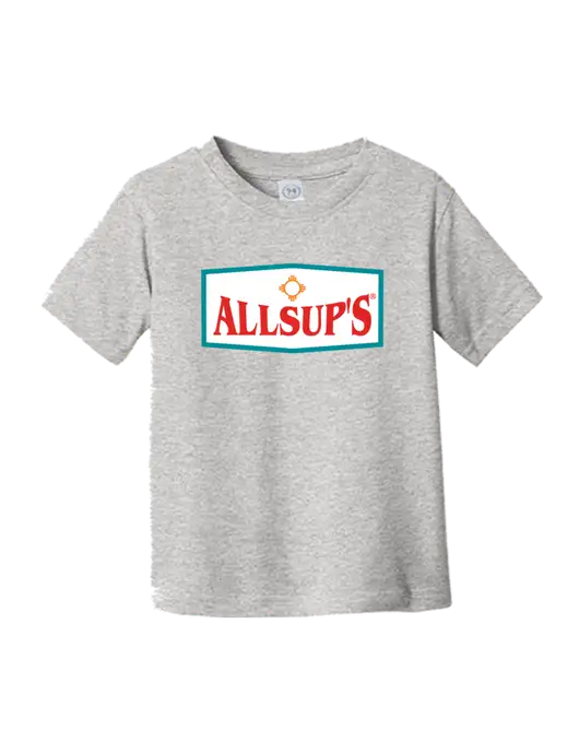 Rabbit Skins Light Grey Heather Toddler Fine Jersey Tee w/ALLSUP'S Logo