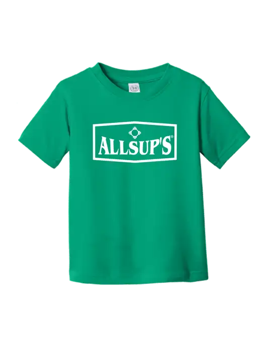 Rabbit Skins Kelly Toddler Fine Jersey Tee w/ALLSUP'S Logo