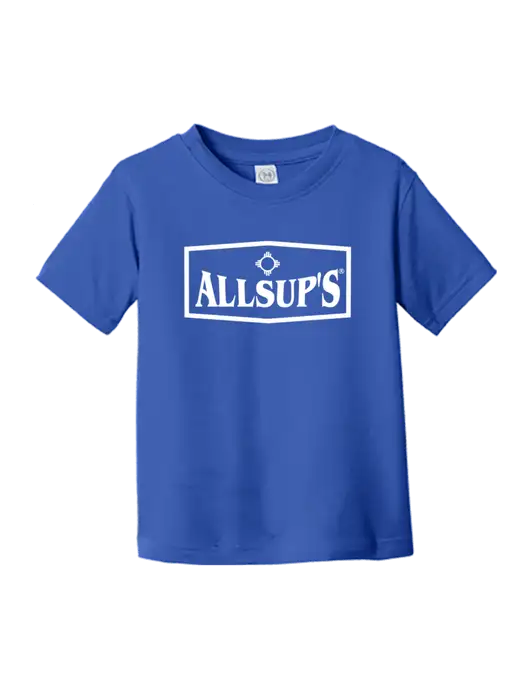 Rabbit Skins Royal Toddler Fine Jersey Tee w/ALLSUP'S Logo