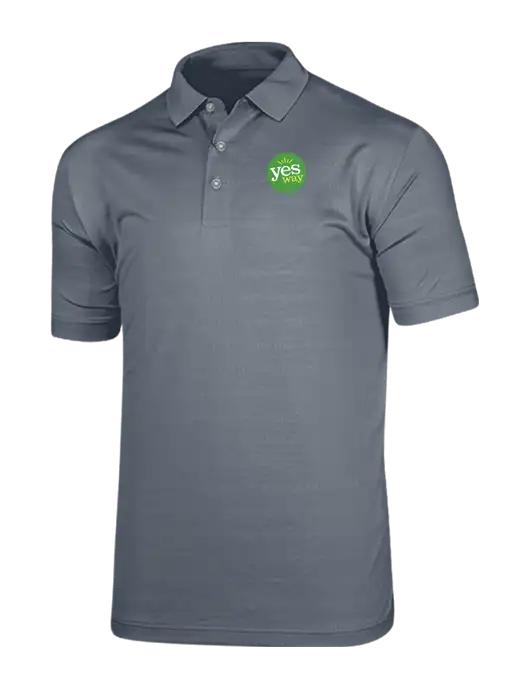 Callaway Vibrant Light Grey Ventilated Polo w/Yesway Logo