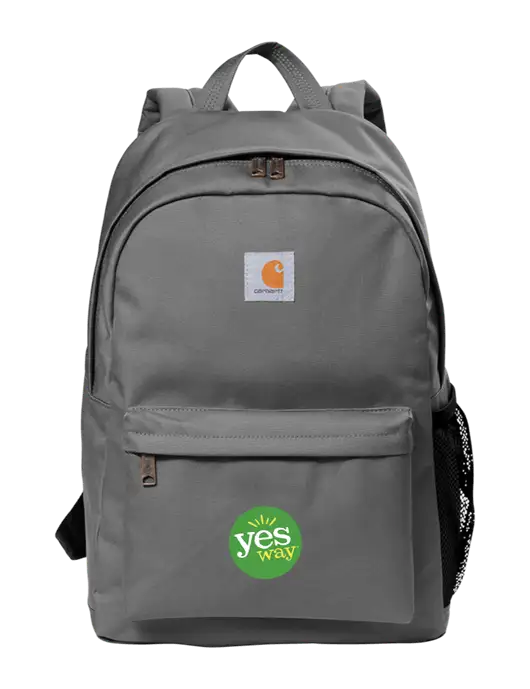 Carhartt Grey Canvas Backpack w/Yesway Logo