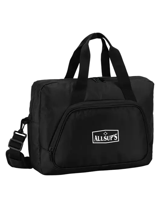 City Black Laptop Briefcase w/ALLSUP'S Logo