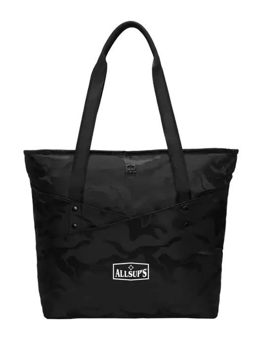 OGIO Black Camo Downtown Tote 
 w/ALLSUP'S Logo