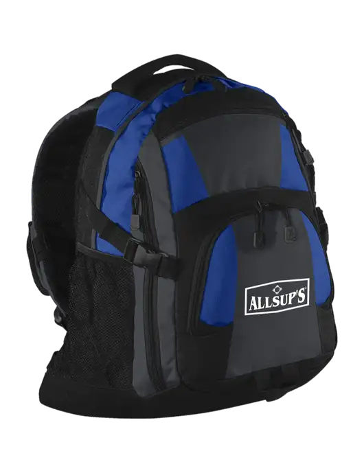 Urban Royal/Grey/Black Laptop Backpack w/ALLSUP'S Logo