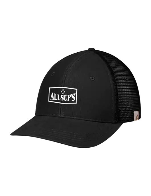 Carhartt Black Canvas Trucker Cap w/ALLSUP'S Logo