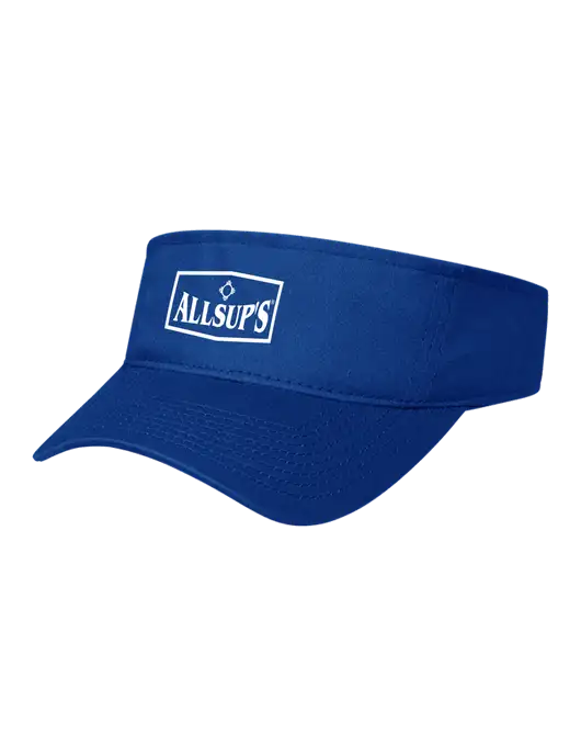 Royal Cap Visor w/ALLSUP'S Logo