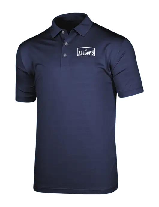Callaway Vibrant Navy Ventilated Polo w/ALLSUP'S Logo
