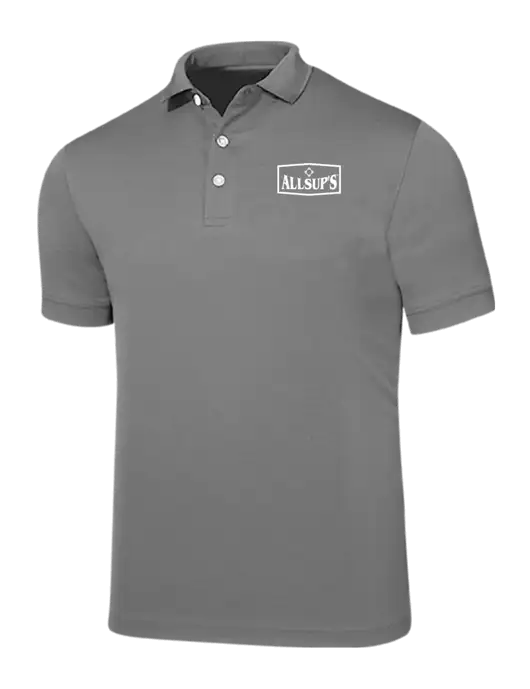 Callaway Ottoman Medium Grey Polo w/ALLSUP'S Logo