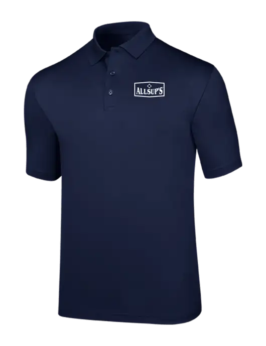 Callaway Opti-Dri Navy Chev Polo w/ALLSUP'S Logo
