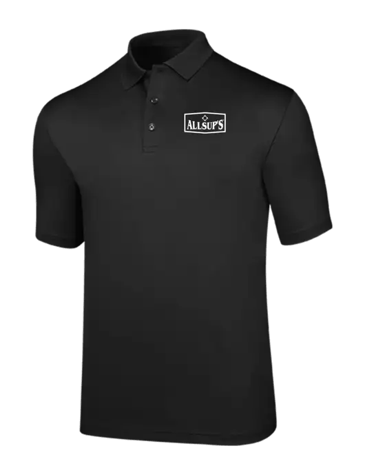 Callaway Opti-Dri Black Chev Polo w/ALLSUP'S Logo