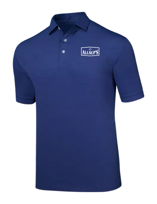 Callaway Navy Fashion Tonal Polo w/ALLSUP'S Logo