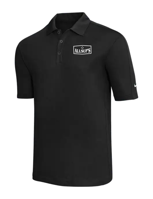 Nike Black Tech Sport Dri-FIT Polo w/ALLSUP'S Logo