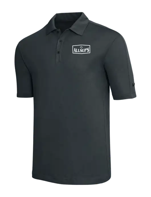 Nike Dark Grey Tech Sport Dri-FIT Polo w/ALLSUP'S Logo