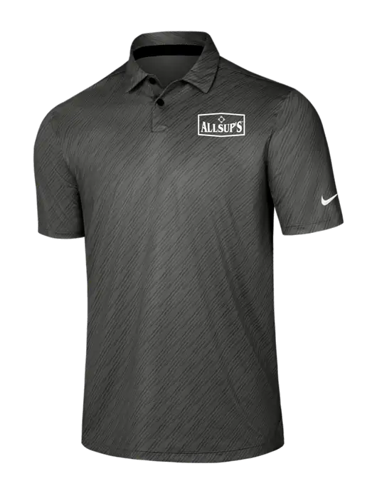 Nike Dark Grey Vapor Dash Polo w/ALLSUP'S Logo
