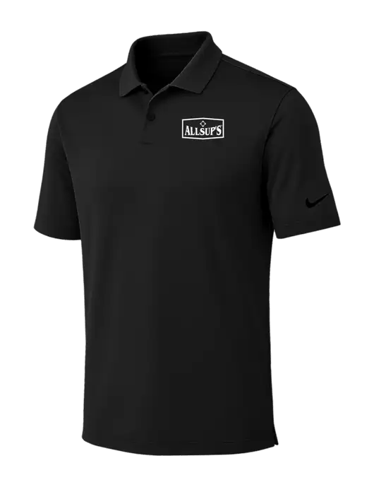Nike Black Dri-FIT Vapor Polo w/ALLSUP'S Logo