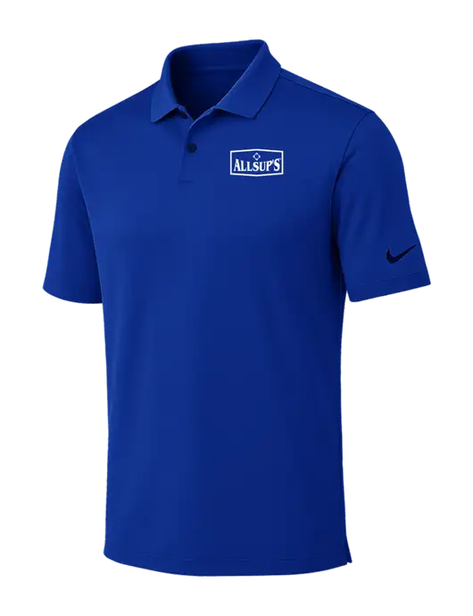 Nike Dark Royal Dri-FIT Vapor Polo w/ALLSUP'S Logo