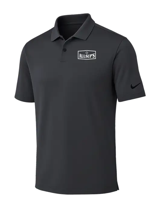 Nike Dark Grey Dri-FIT Vapor Polo w/ALLSUP'S Logo
