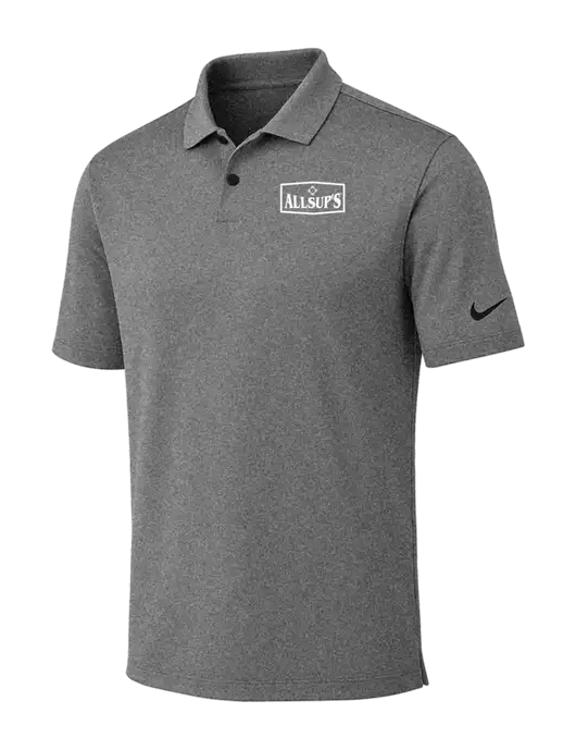 Nike Dark Grey Heather Dri-FIT Vapor Polo w/ALLSUP'S Logo
