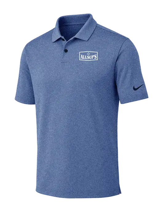 Nike Dark Royal Heather Dri-FIT Vapor Polo w/ALLSUP'S Logo