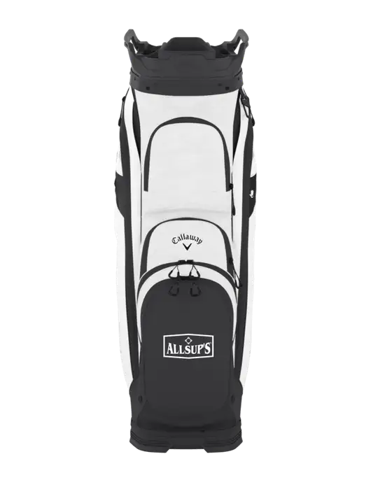 Callaway Org 14 Very Light Grey Camo/White Cart Golf Bag  w/ALLSUP'S Logo