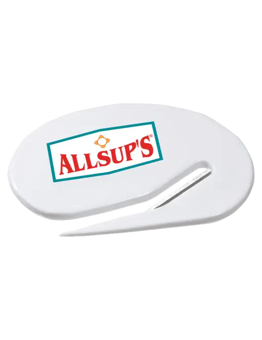 Oval Letter Opener w/ALLSUP'S Logo