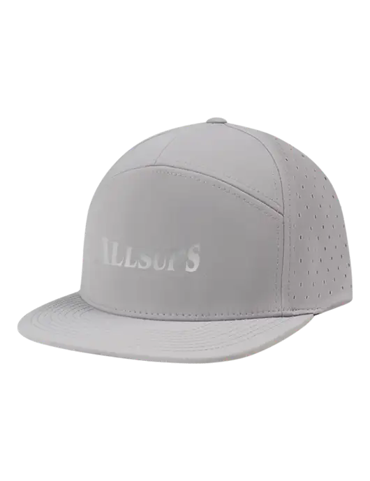 Richardson Light Grey Cannon Cap w/ALLSUP'S Reflective Silver Brick Logo