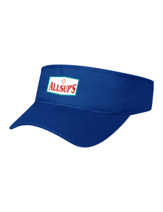 Royal Cap Visor w/ALLSUP'S Logo