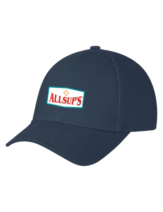 Navy Structured Cap Hook & Loop w/ALLSUP'S Logo