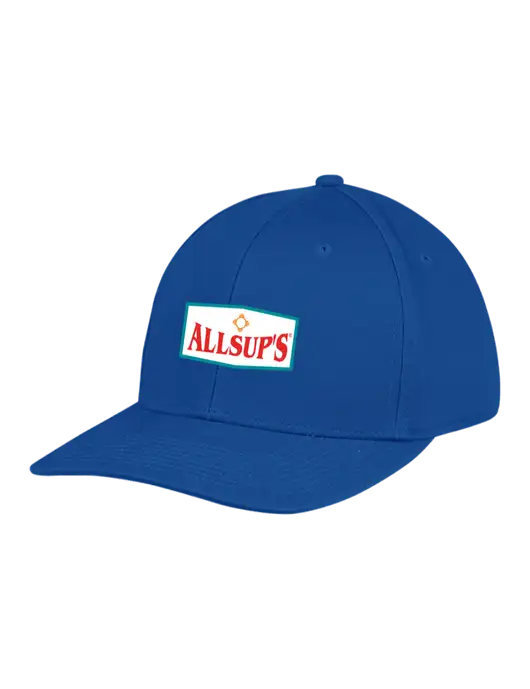 Premium Modern Structured Twill Royal Snapback Cap w/ALLSUP'S Logo