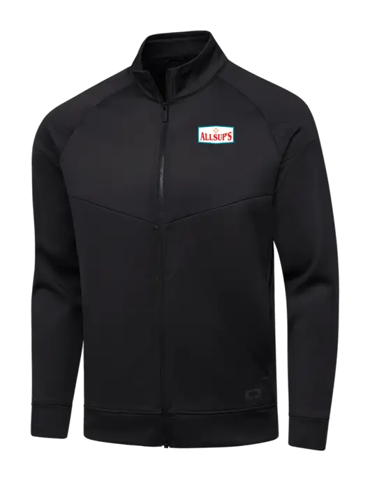 OGIO Black Endurance Modern Performance Full-Zip w/ALLSUP'S Logo