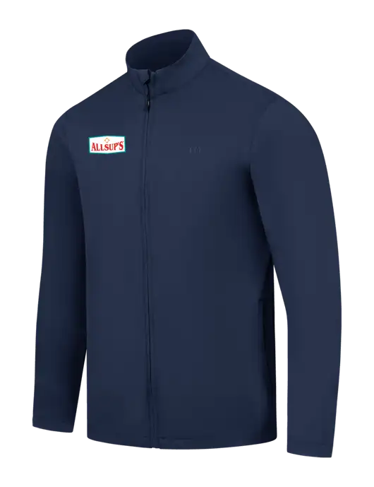 TravisMathew Navy Surfside Full-Zip Jacket w/ALLSUP'S Logo