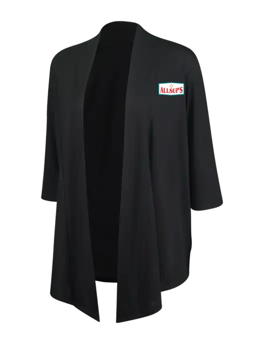 Black Womens Concept Shrug w/ALLSUP'S Logo