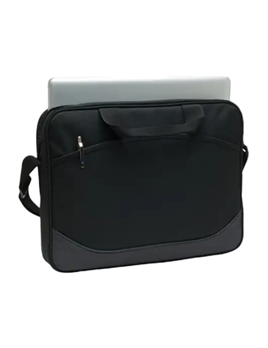 Slim & Lite Dark Black/Dark Grey Laptop Case w/ALLSUP'S Logo