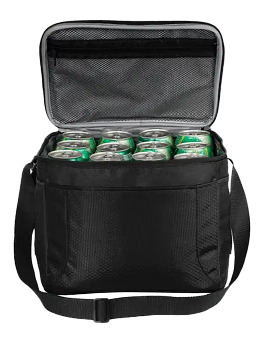12 Can Black/Black Cube Cooler  w/ALLSUP'S Logo