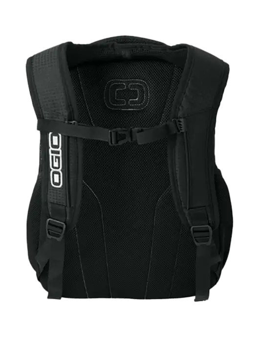 OGIO Black/Silver Excelsior Laptop Backpack w/ALLSUP'S Logo