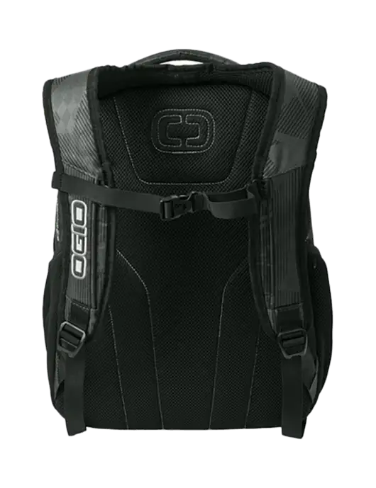 OGIO Race Day Silver Excelsior Laptop Backpack w/ALLSUP'S Logo